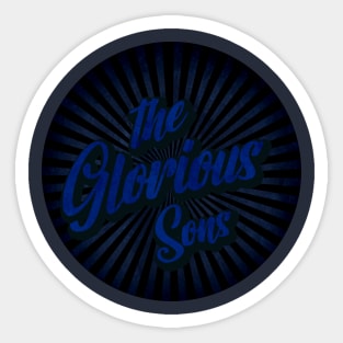 vintage the glorious sons Sticker